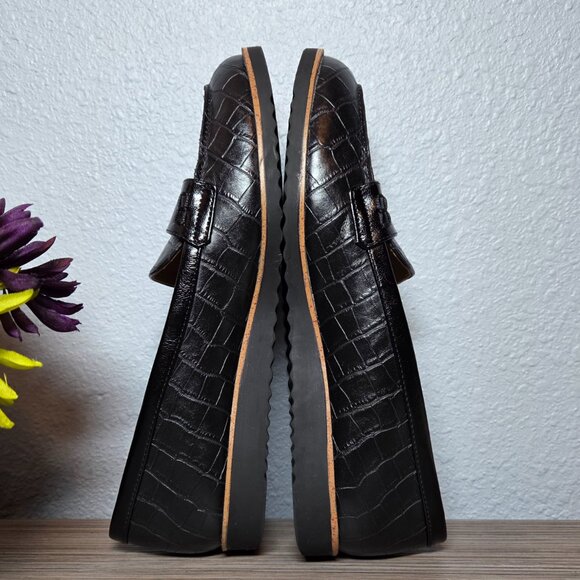 LifeStride Velocity 2.0 Zee Black Loafers, Comfort Slip-On Shoes - Size 7W-Women - Picture 4 of 9